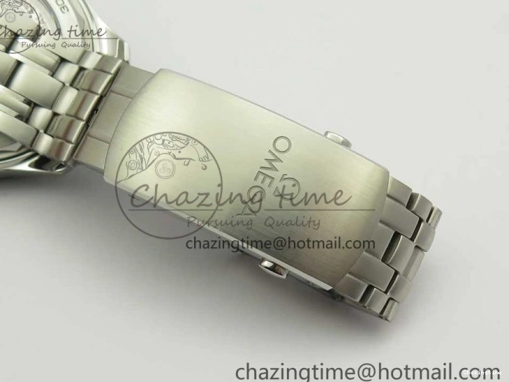 0301 ZeroBulk 2018 Seamaster Diver 300M OMF Best Edition Blue Ceramic Blue Dial on SS Bracelet A8800 (Black Balance Wheel) 7957